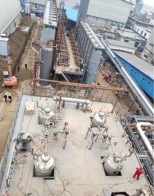 中國首例鍋爐煙氣二氧化碳捕集純化與制氮項目成功投運(yùn)